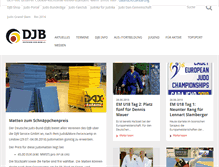 Tablet Screenshot of judobund.de